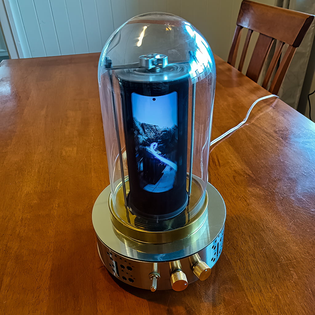 Version 2 Andotrope in a glass bell jar